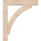 Ekena Millwork Thorton Block Smooth Bracket w/ Offset Brace, Douglas Fir, 5 1/2"W x 26"D x 30"H BKT0604X26X30THR05SDF - alternate 3